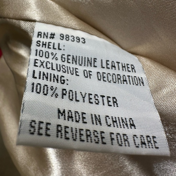 Pamala McCoy Leather Jeweled Snakeskin Jacket Size Extra Small. - Picture 8 of 9